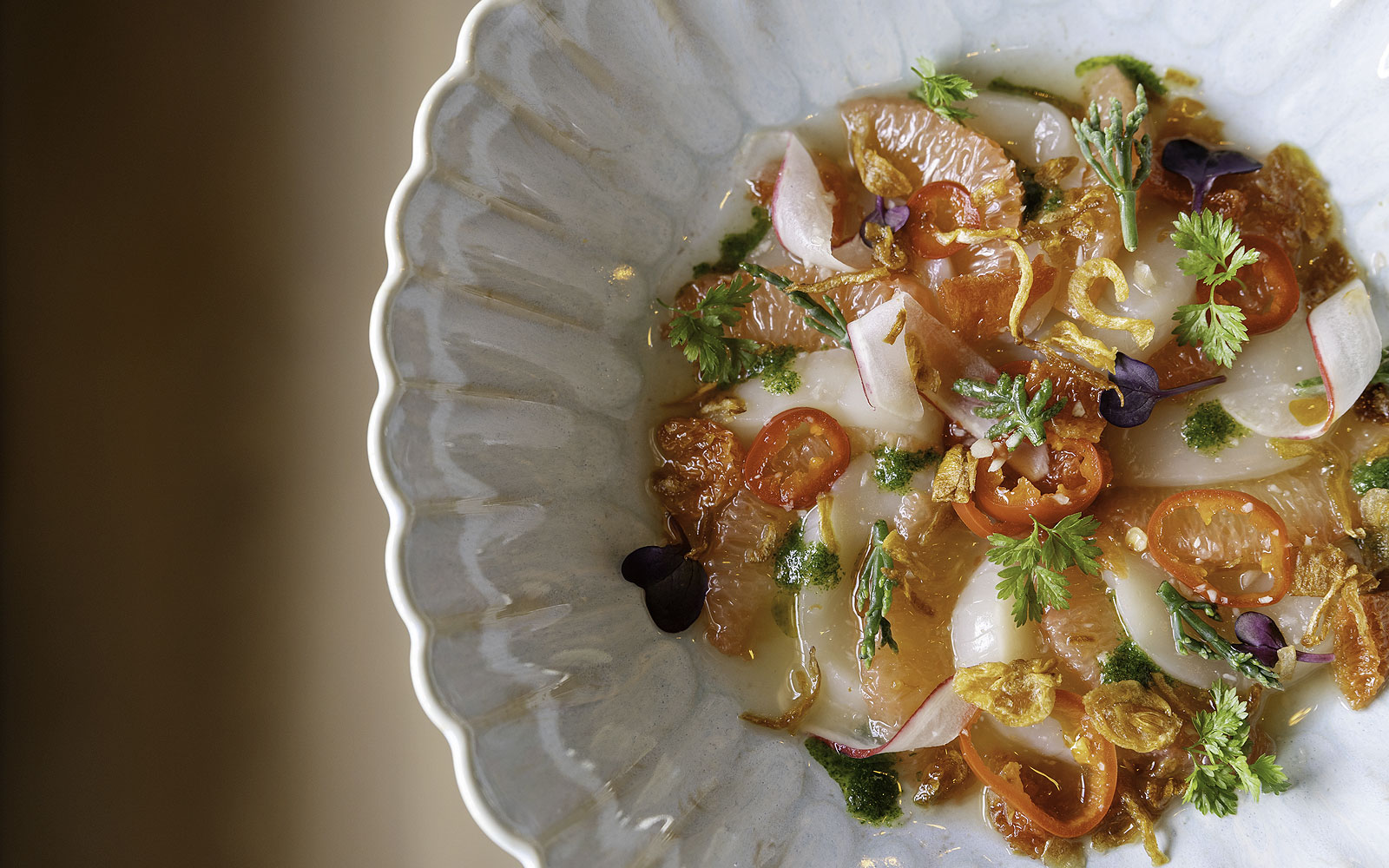 Fluke Dish Ora Restaurant